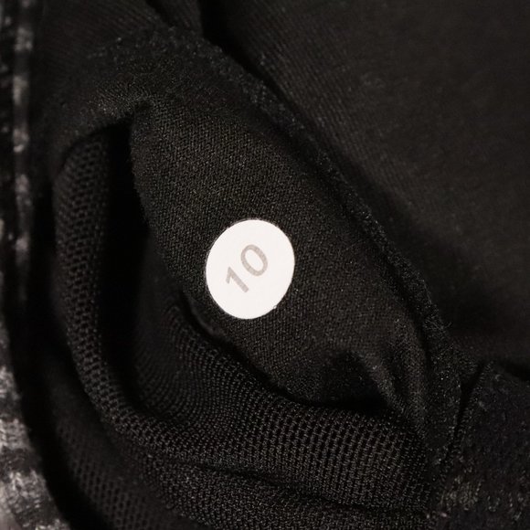 EUC Power Y Lululemon Black and Gray Striped Tank - Picture 7 of 7